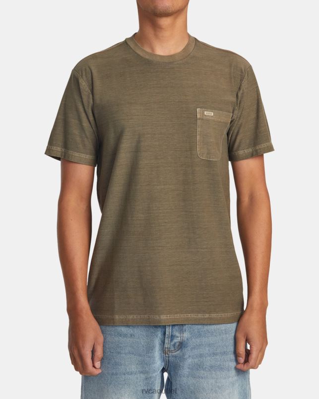 Clothing V84B424 mushroom RVCA Men PTC Stripe T-Shirt