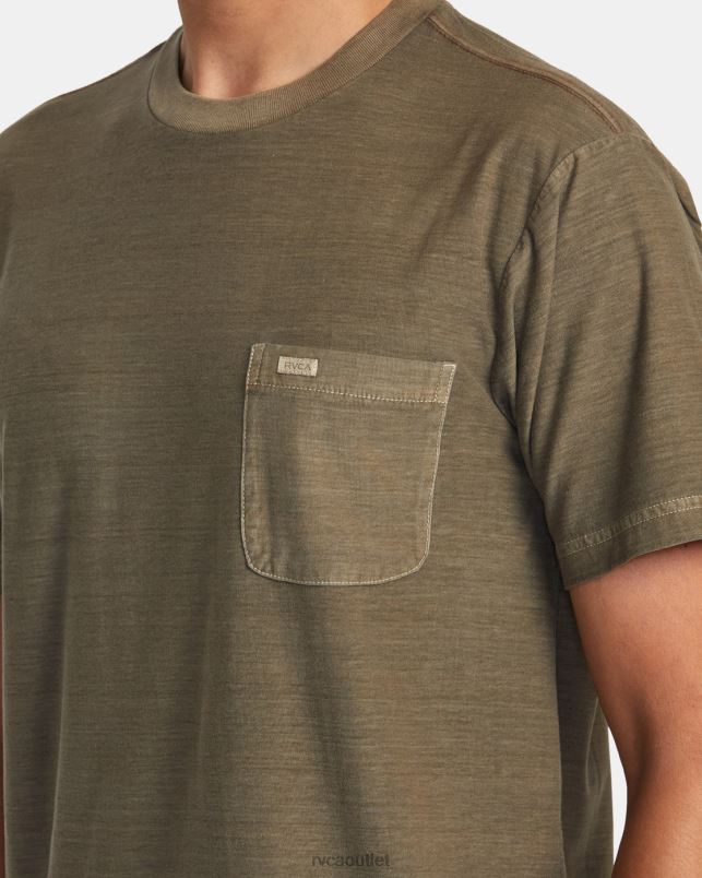 Clothing V84B424 mushroom RVCA Men PTC Stripe T-Shirt