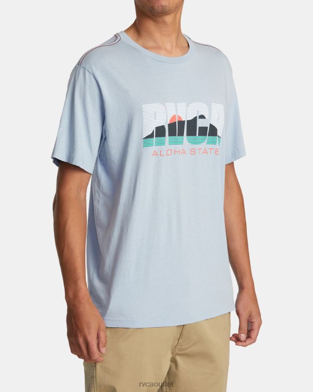 Clothing V84B43 deja blue RVCA Men Aloha State Tee