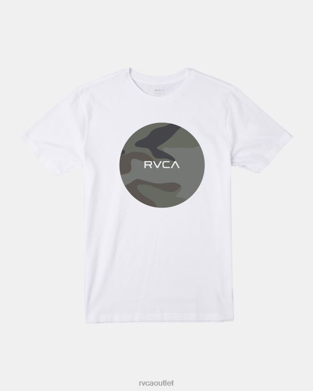 Clothing V84B511 white RVCA Men Motors T-Shirt