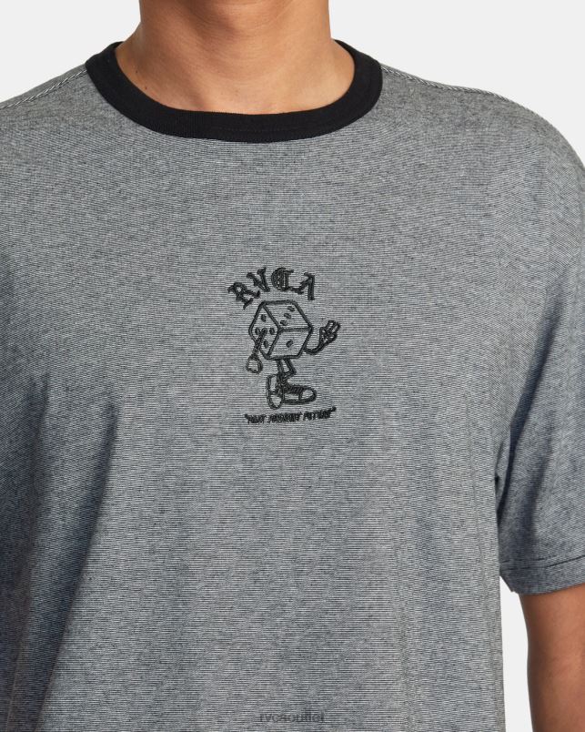 Clothing V84B522 black RVCA Men Moran T-Shirt