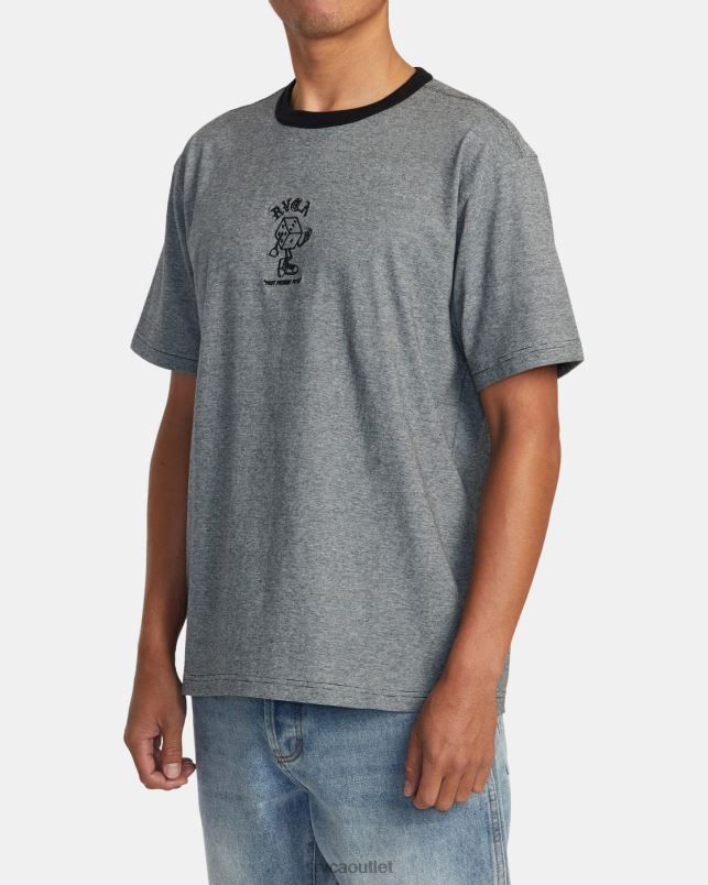 Clothing V84B522 black RVCA Men Moran T-Shirt