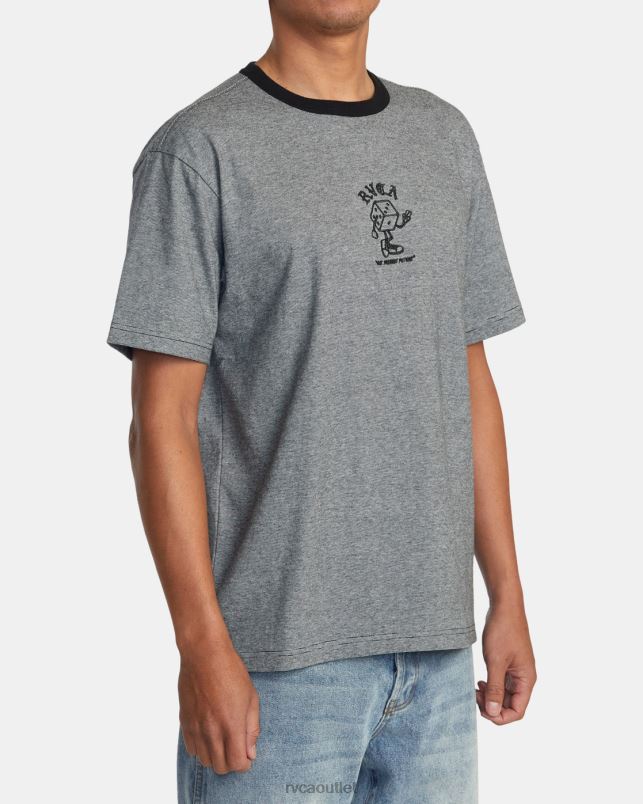 Clothing V84B522 black RVCA Men Moran T-Shirt