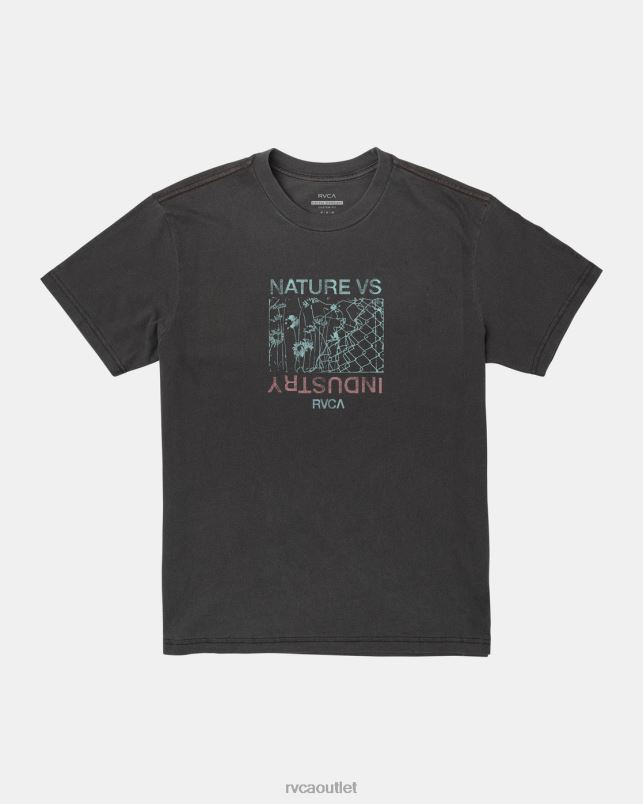 Clothing V84B523 black RVCA Men Conflict T-Shirt