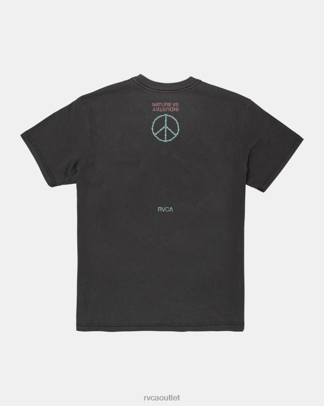 Clothing V84B523 black RVCA Men Conflict T-Shirt