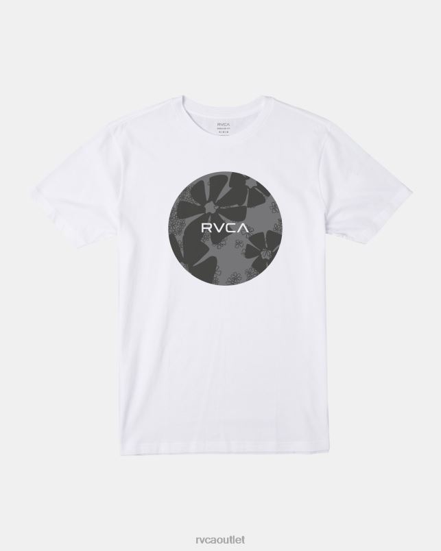 Clothing V84B53 white RVCA Men Motors Tee