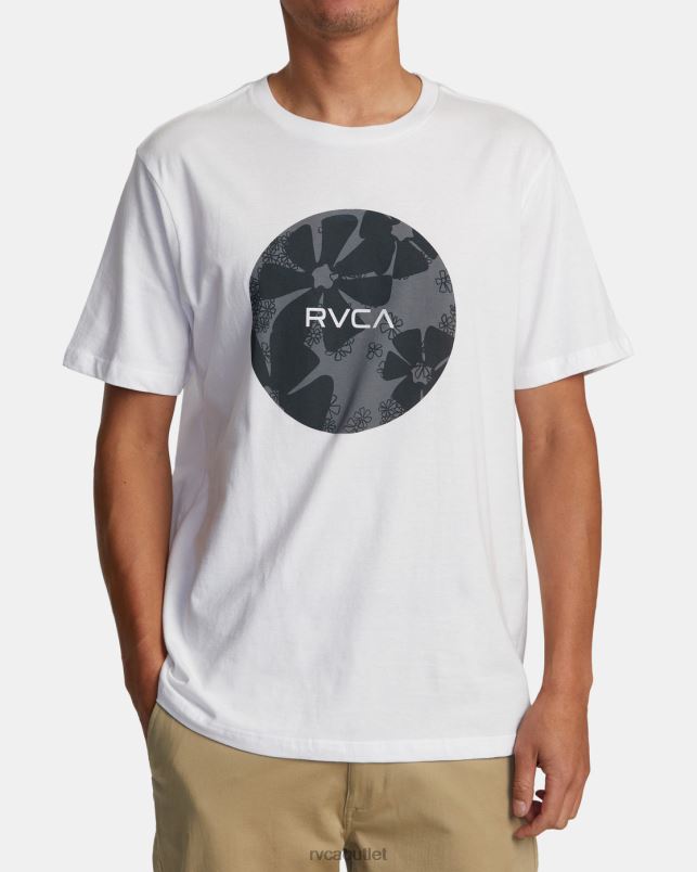 Clothing V84B53 white RVCA Men Motors Tee