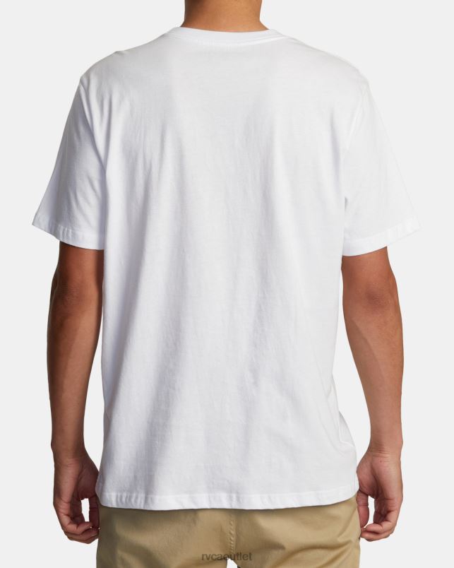 Clothing V84B53 white RVCA Men Motors Tee