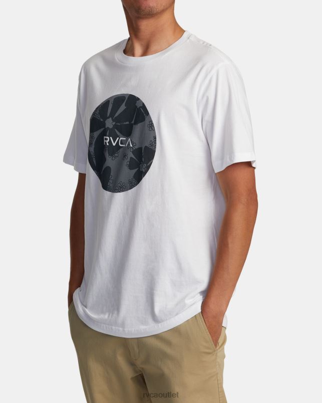 Clothing V84B53 white RVCA Men Motors Tee