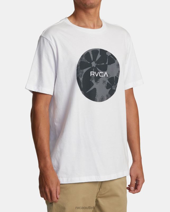 Clothing V84B53 white RVCA Men Motors Tee