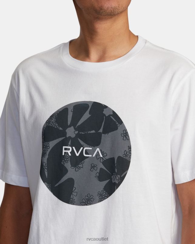 Clothing V84B53 white RVCA Men Motors Tee