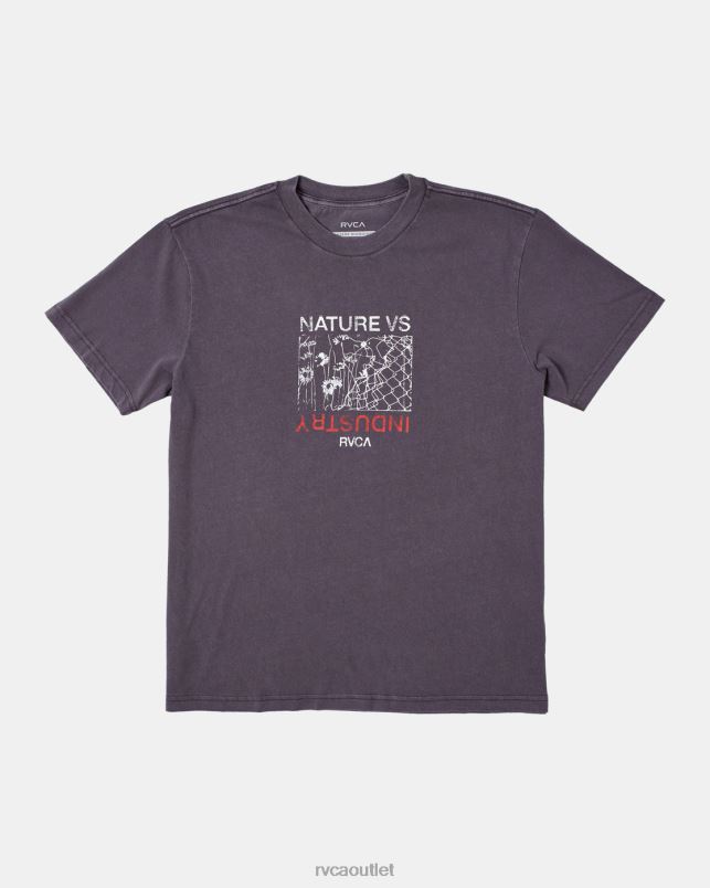 Clothing V84B570 dark plum RVCA Men Conflict T-Shirt