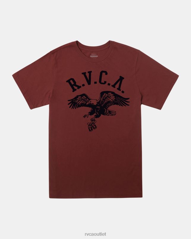 Clothing V84B576 red earth RVCA Men Byob T-Shirt