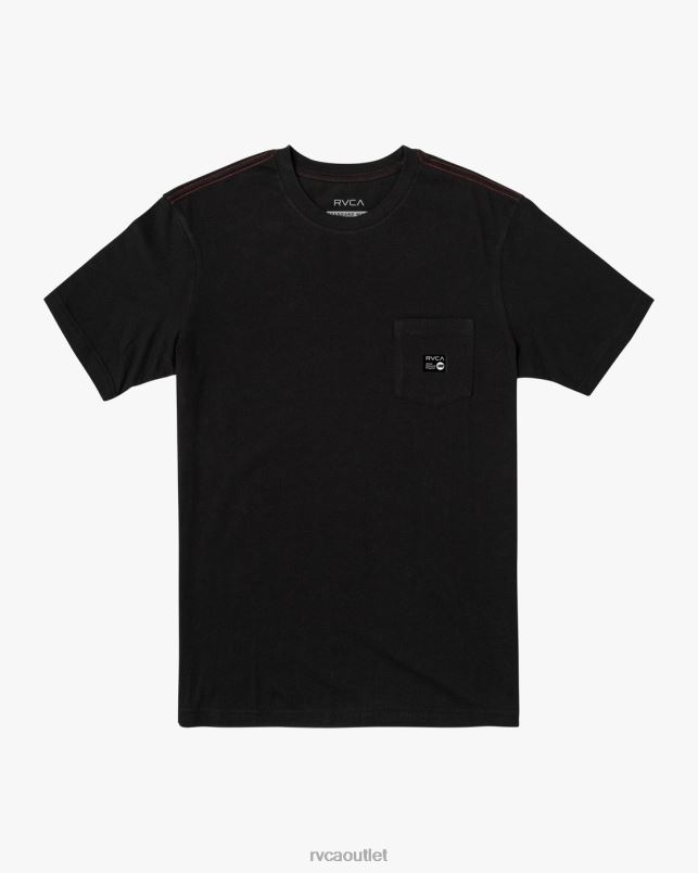 Clothing V84B631 pirate black RVCA Men ANP Pocket Tee