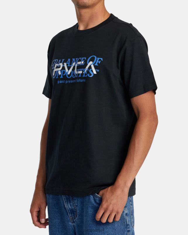 Clothing V84B63 black RVCA Men Big Balance Tee