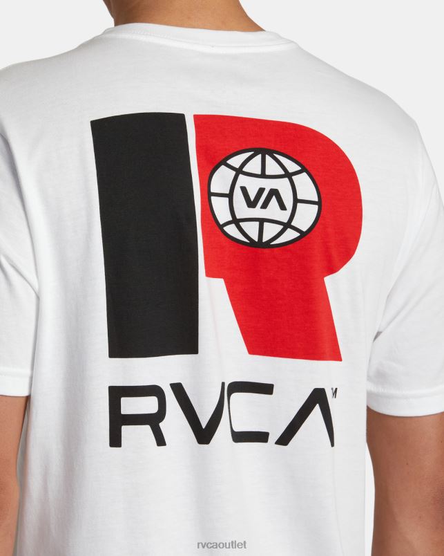Clothing V84B645 white RVCA Men Logistics Pocket Tee