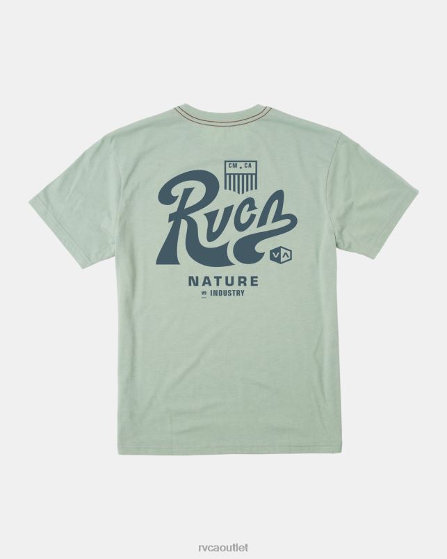 Clothing V84B66 green haze RVCA Men Tactix Tee