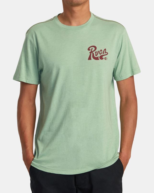 Clothing V84B66 green haze RVCA Men Tactix Tee