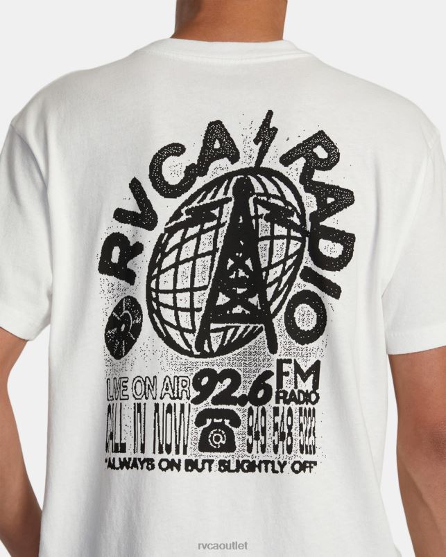 Clothing V84B78 antique white RVCA Men Tee
