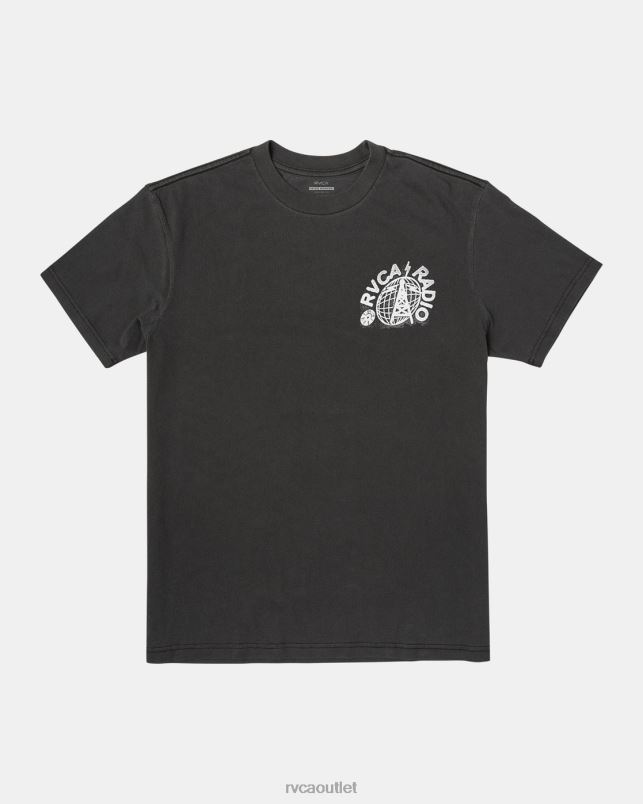 Clothing V84B81 black RVCA Men Tee