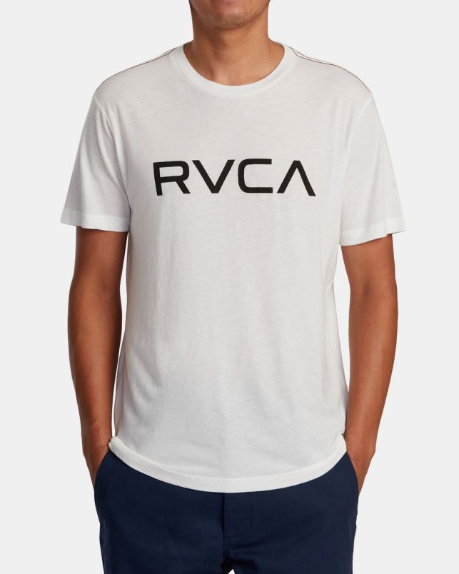 Clothing V84B859 antique white RVCA Men Big Tee