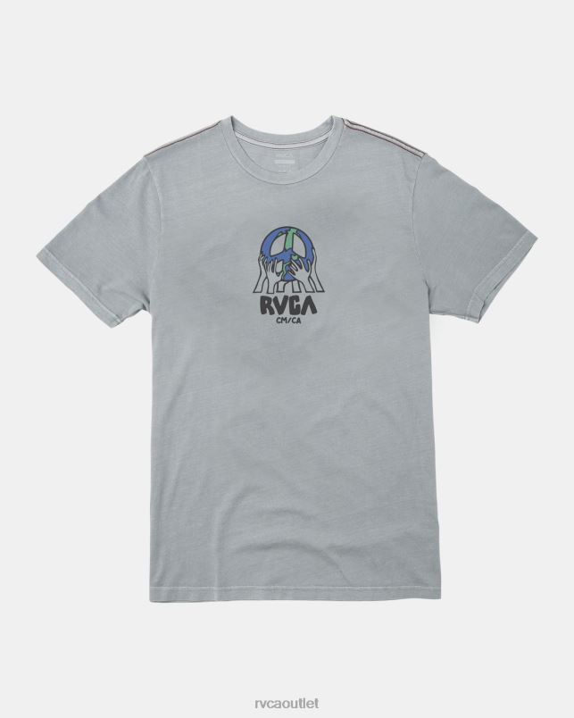 Clothing V84B89 monument RVCA Men Earth Corp Tee