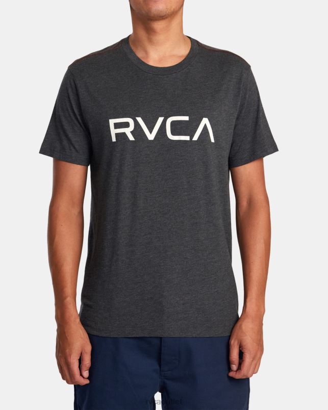 Clothing V84B903 black RVCA Men Big Tee