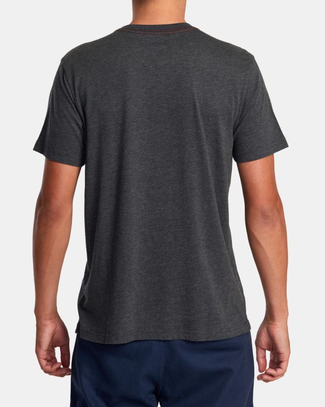 Clothing V84B903 black RVCA Men Big Tee