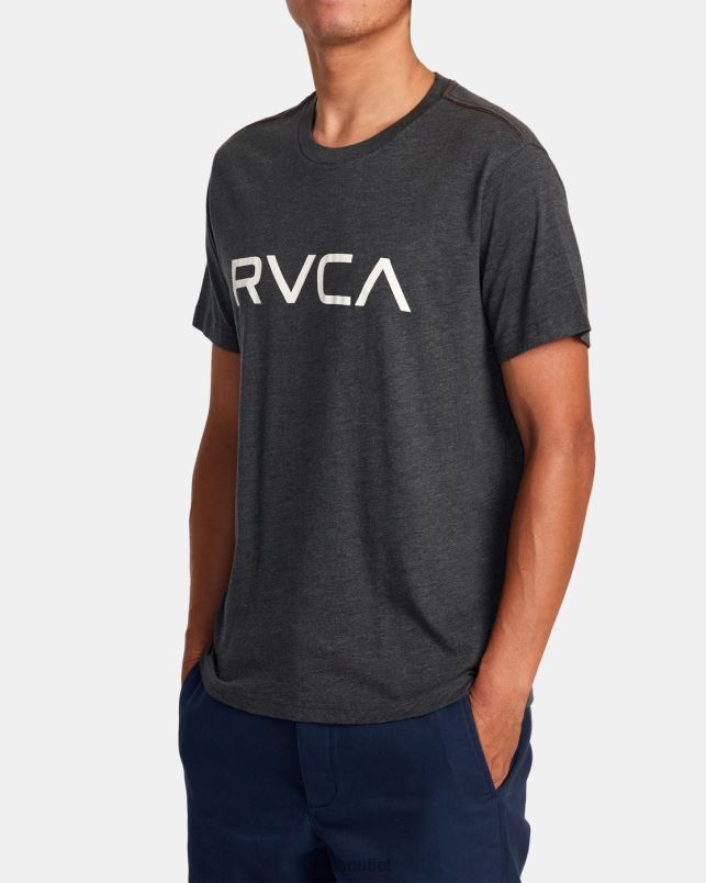 Clothing V84B903 black RVCA Men Big Tee