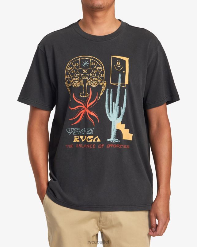 Clothing V84B913 black RVCA Men Dreamscape Tee