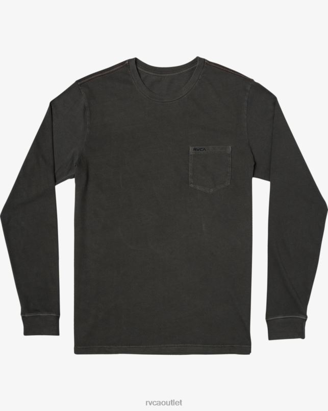 Clothing V84B920 pirate black RVCA Men PTC Pigment Long Sleeve TEE