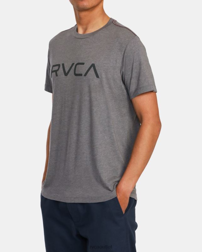 Clothing V84B934 smoke black RVCA Men Big Tee