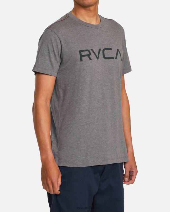 Clothing V84B934 smoke black RVCA Men Big Tee