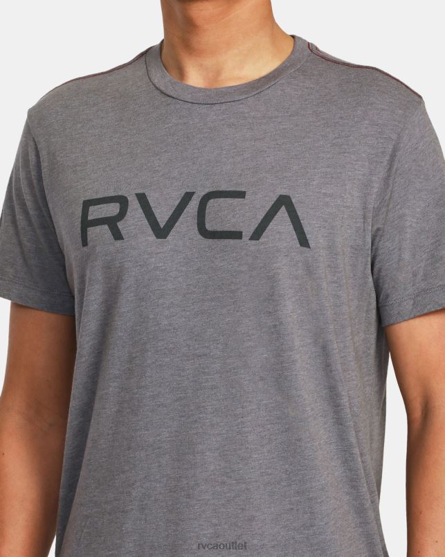 Clothing V84B934 smoke black RVCA Men Big Tee