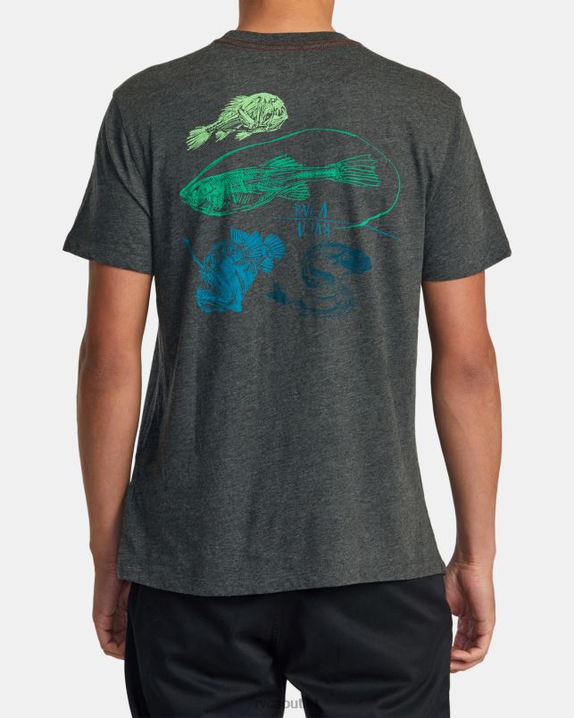 Clothing V84B93 black RVCA Men Ben Horton Abyss Tee