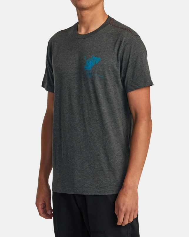 Clothing V84B93 black RVCA Men Ben Horton Abyss Tee