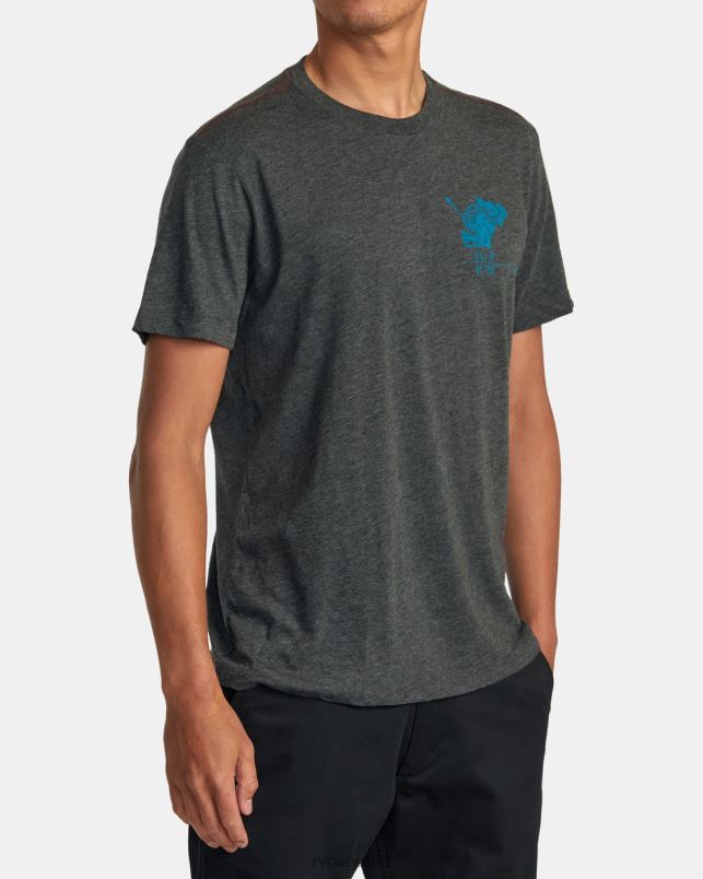 Clothing V84B93 black RVCA Men Ben Horton Abyss Tee