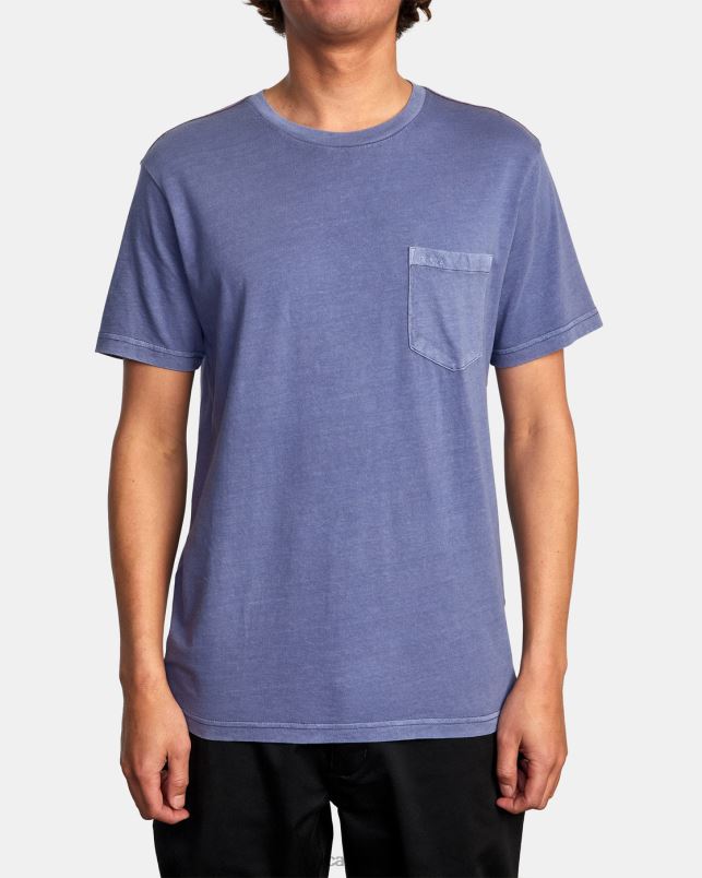Clothing V84B964 royal RVCA Men PTC II Pigment Tee