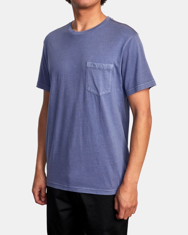 Clothing V84B964 royal RVCA Men PTC II Pigment Tee