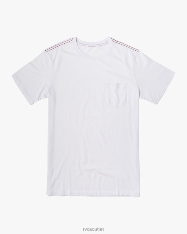 Clothing V84B968 white RVCA Men PTC Standard Wash Tee
