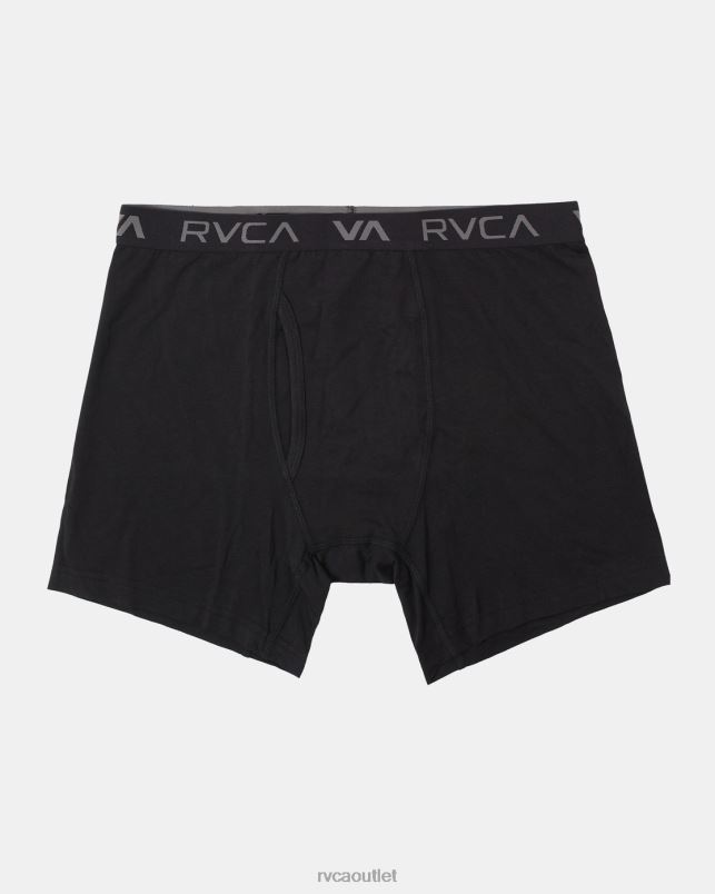 Accessories V84B957 black RVCA Unisex 2-Pack Core Super Soft Boxers