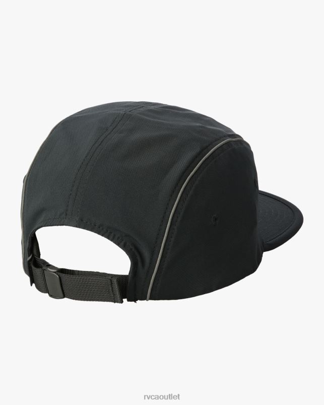 Accessories V84B816 black RVCA Unisex Yogger Strapback Hat