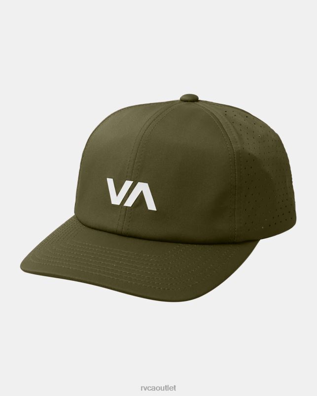 Accessories V84B837 olive RVCA Unisex Vent Perforated Clipback Hat II