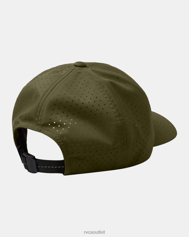 Accessories V84B837 olive RVCA Unisex Vent Perforated Clipback Hat II