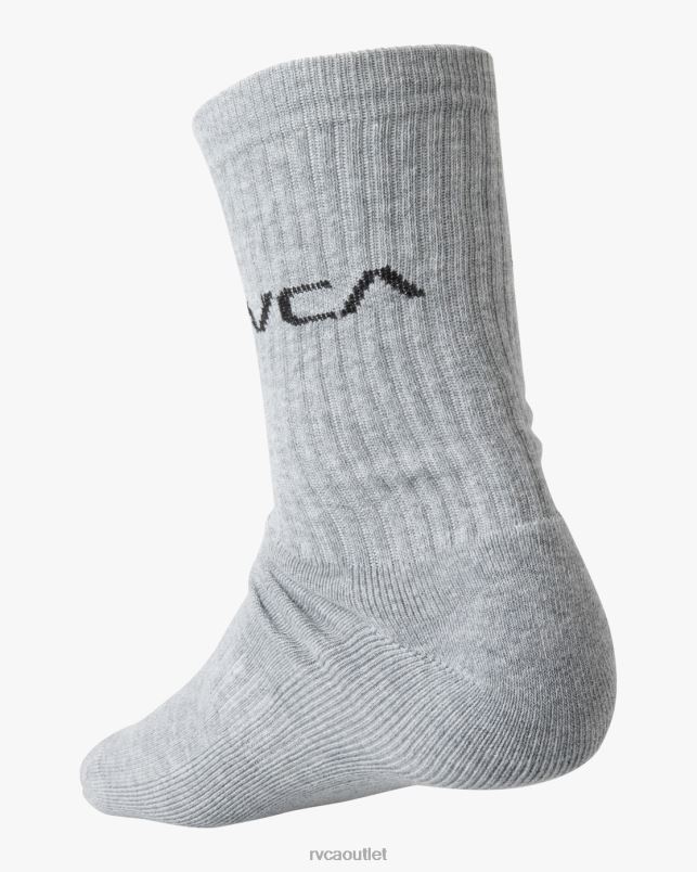 Accessories V84B660 blue RVCA Unisex 2 Pack Basic Logo Crew Socks