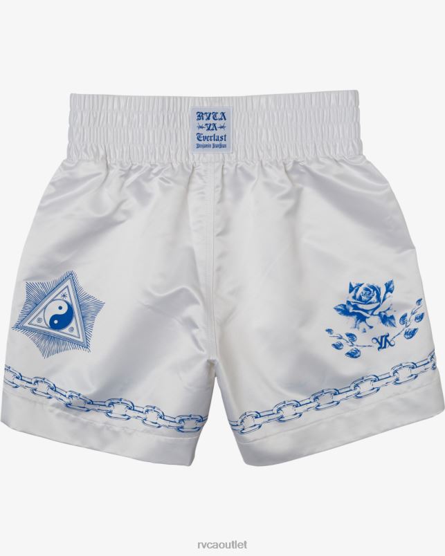 Clothing V84B135 off white RVCA Men Everlast X Benjamin Jeanjean Boxing Shorts