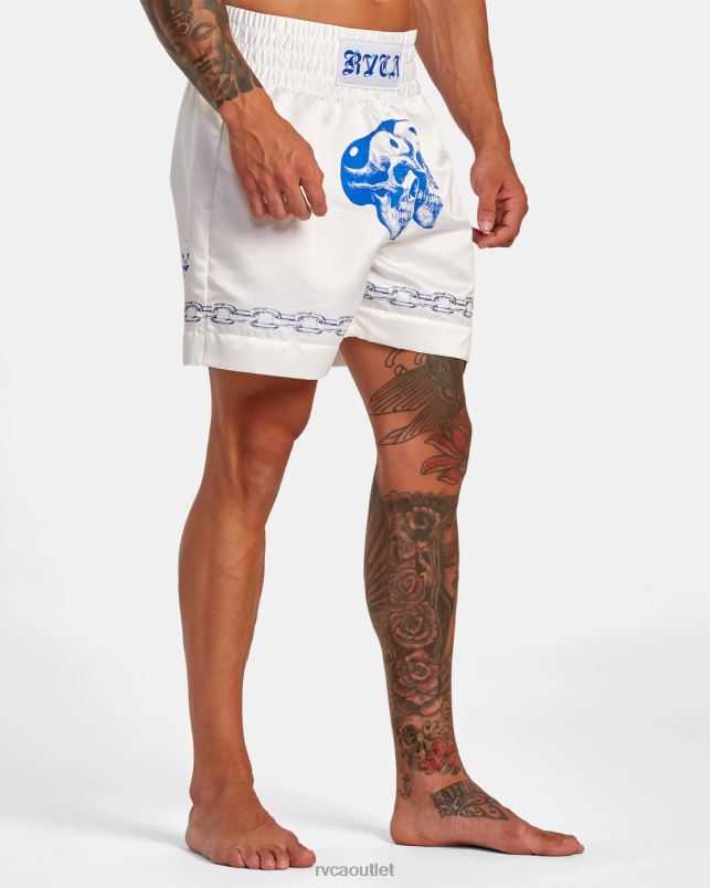 Clothing V84B135 off white RVCA Men Everlast X Benjamin Jeanjean Boxing Shorts