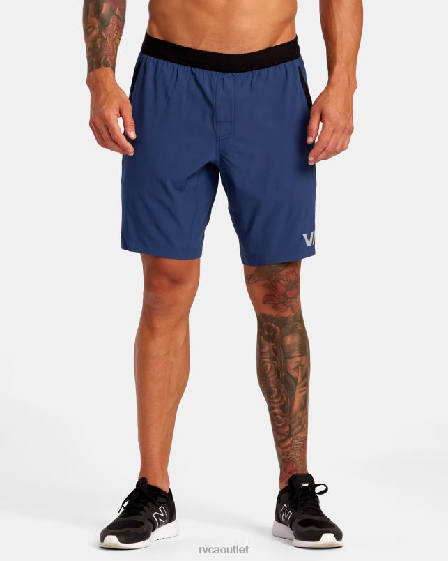 Clothing V84B241 army blue RVCA Men Yogger Plus 18 Training Shorts