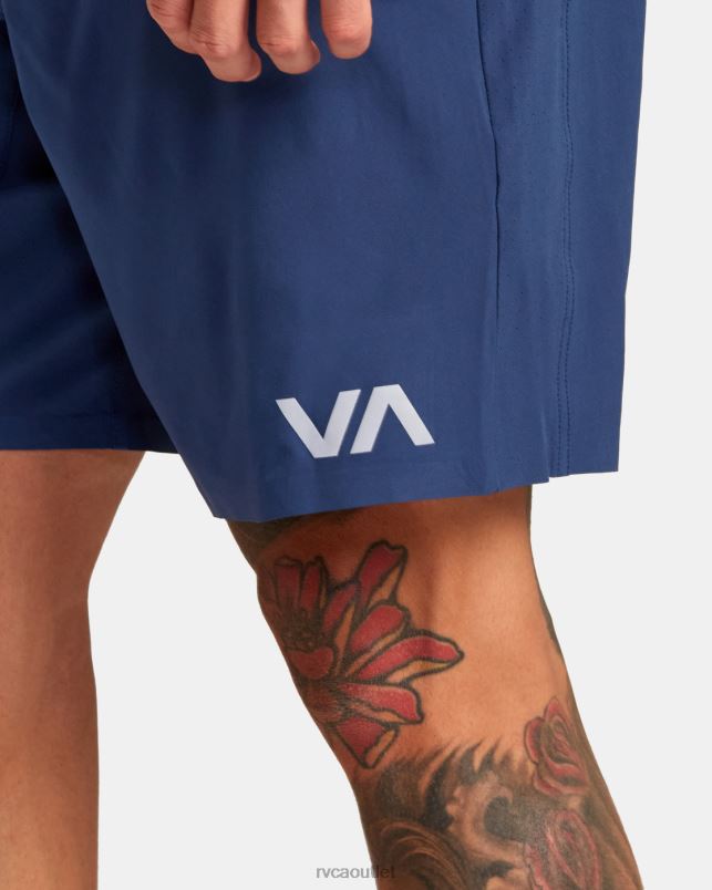 Clothing V84B241 army blue RVCA Men Yogger Plus 18 Training Shorts