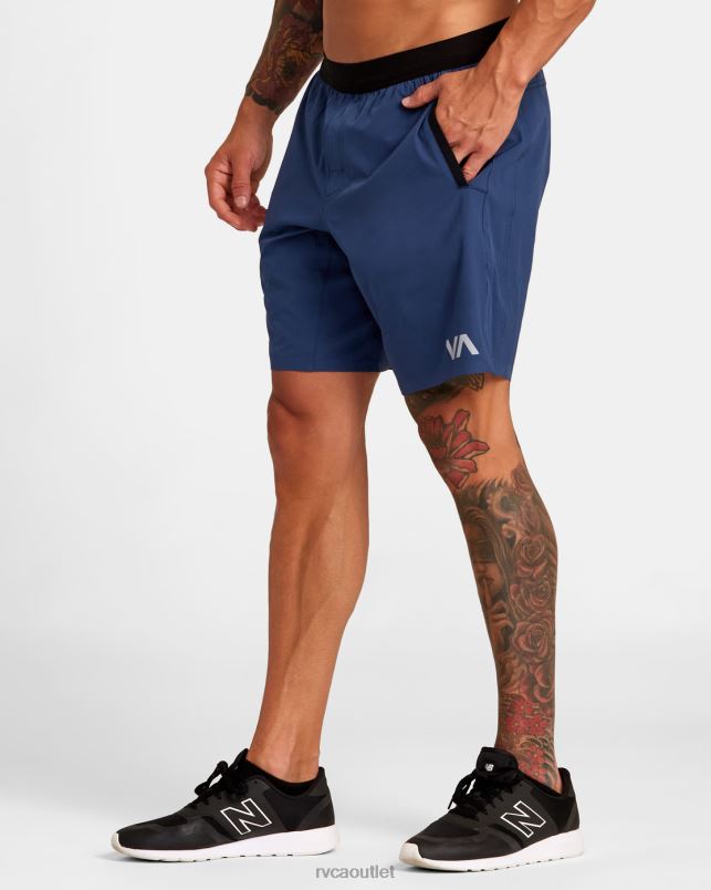 Clothing V84B241 army blue RVCA Men Yogger Plus 18 Training Shorts